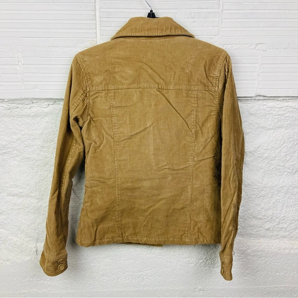 Sonoma vintage Y2K Tan corduroy cotton lightweight Jacket size small - Picture 9 of 11